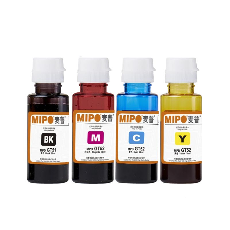 MIPO HP GT52 GT53XL 彩色墨水瓶