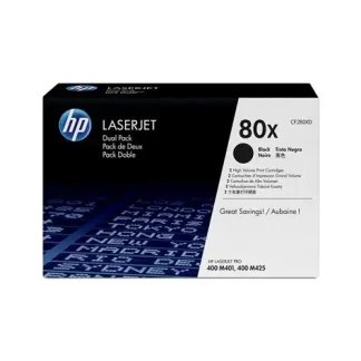HP 80X 高容量黑色原廠 LaserJet 碳粉匣