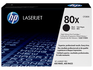 HP 80X 高容量黑色原廠 LaserJet 碳粉匣