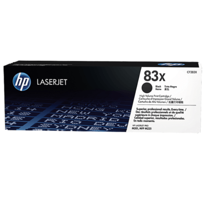 HP 83X 高打印量黑色原廠 LaserJet 碳粉盒