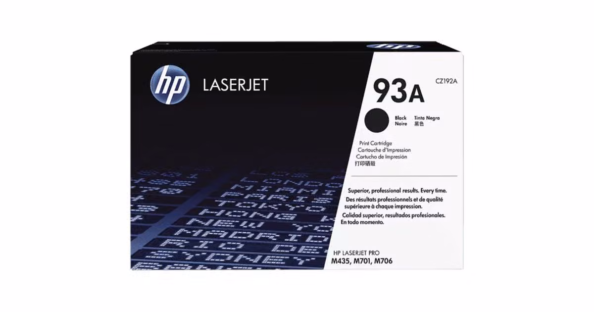 HP 93A 黑色原廠 LaserJet 碳粉盒