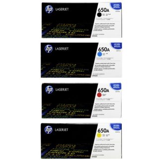 HP 650A 彩色原廠 LaserJet 碳粉盒