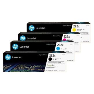 HP 222X 高打印量彩色原廠 LaserJet 碳粉盒