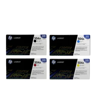 HP 504A 彩色原廠 LaserJet 碳粉盒