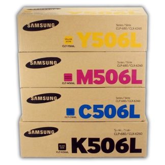Samsung CLT-K506L CLT-C506L CLT-M506L CLT-Y506L彩色原廠碳粉匣