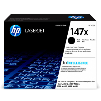 HP 147X LaserJet 高打印量黑色原廠碳粉匣