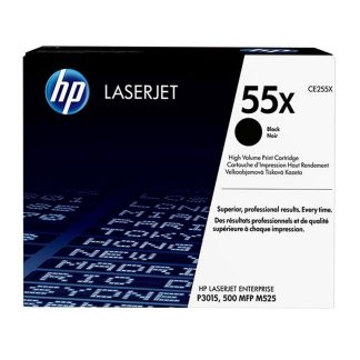 HP 55X 高容量黑色原廠 LaserJet 碳粉盒