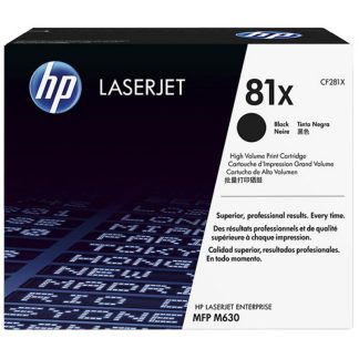 HP 81X 高容量黑色原廠 LaserJet 碳粉盒